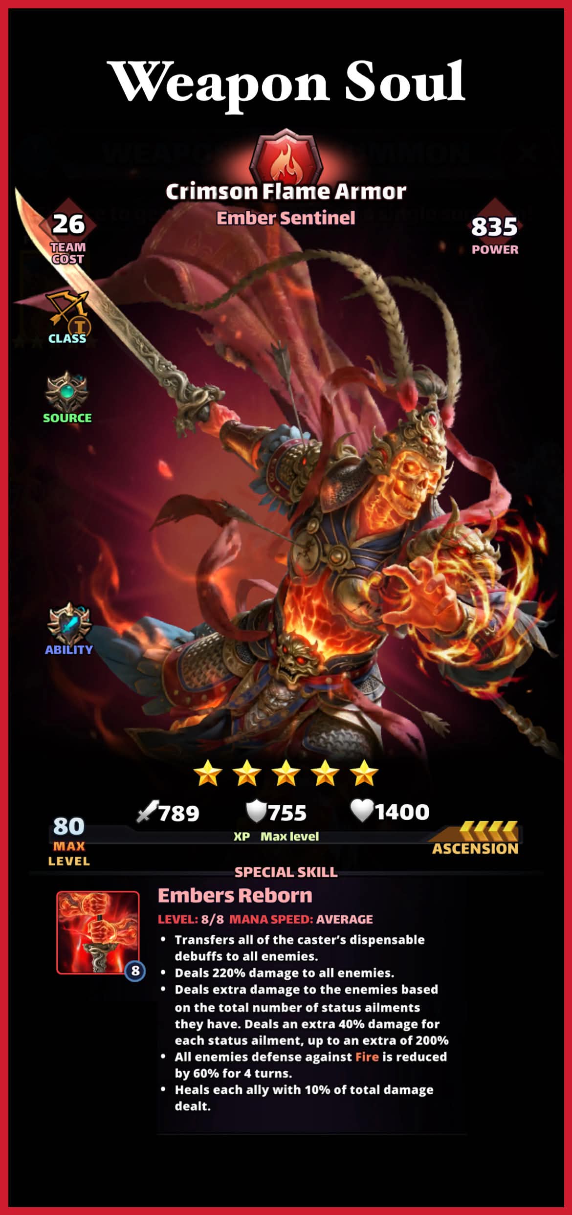 Crimson Flame Armor — image 3