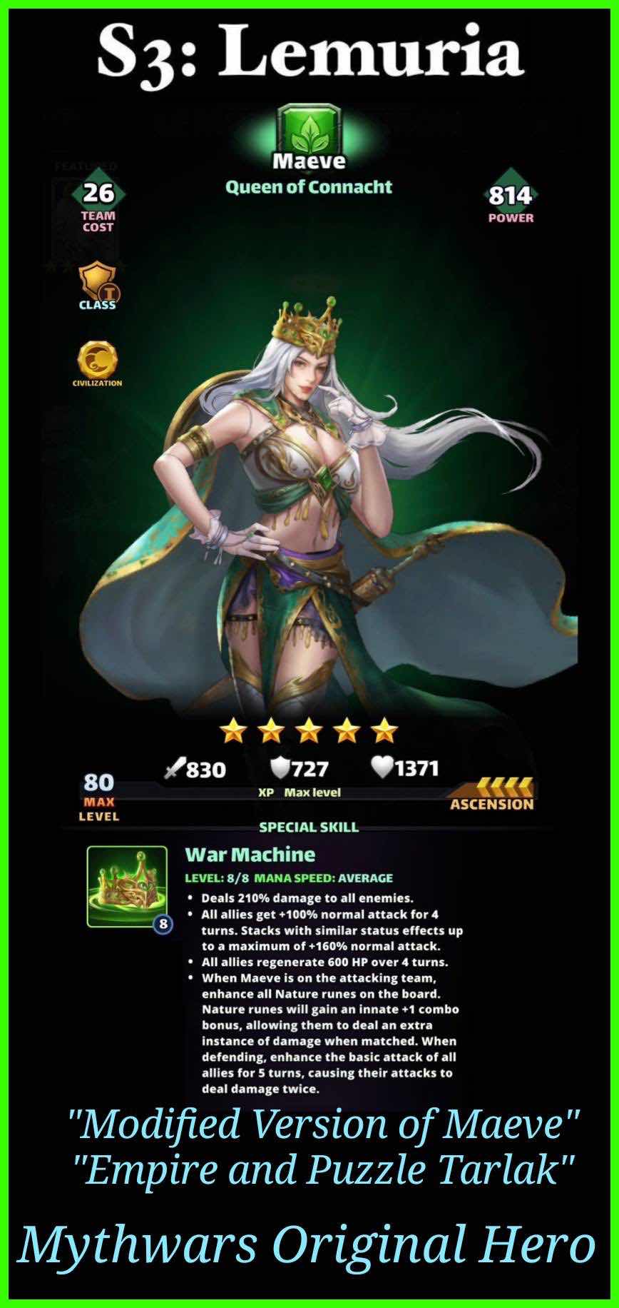 Strengthen Maeve